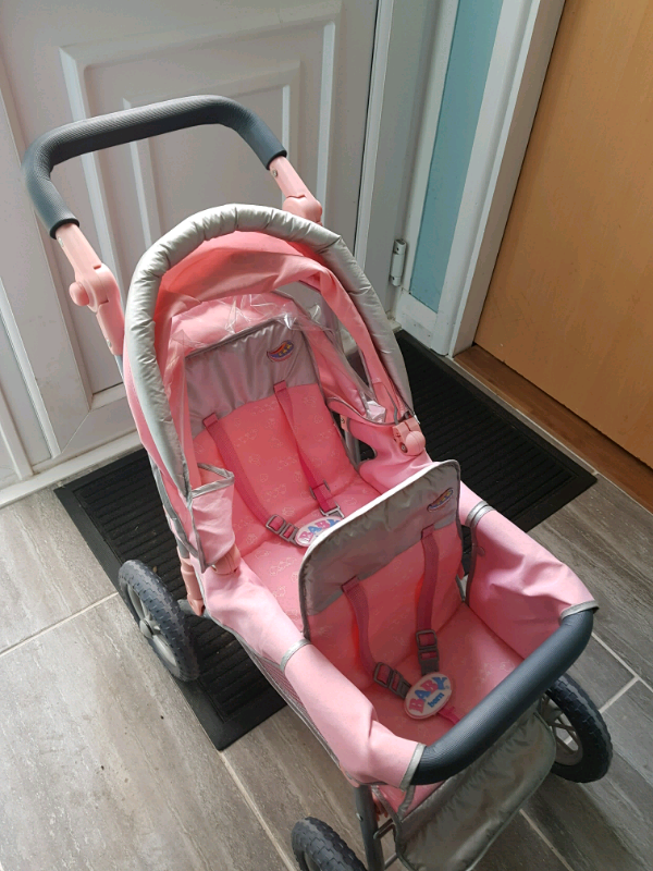 baby born double pram